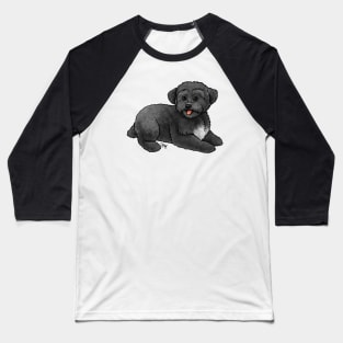 Dog - Yorkipoo - Black Baseball T-Shirt